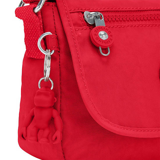 Kipling Sabian Crossbody Mini Bag Red Rouge | CA 1343UZ